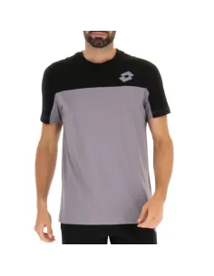 Camiseta Lotto Dinamico Vi Block Gris Negro | Ofertas de pádel 2